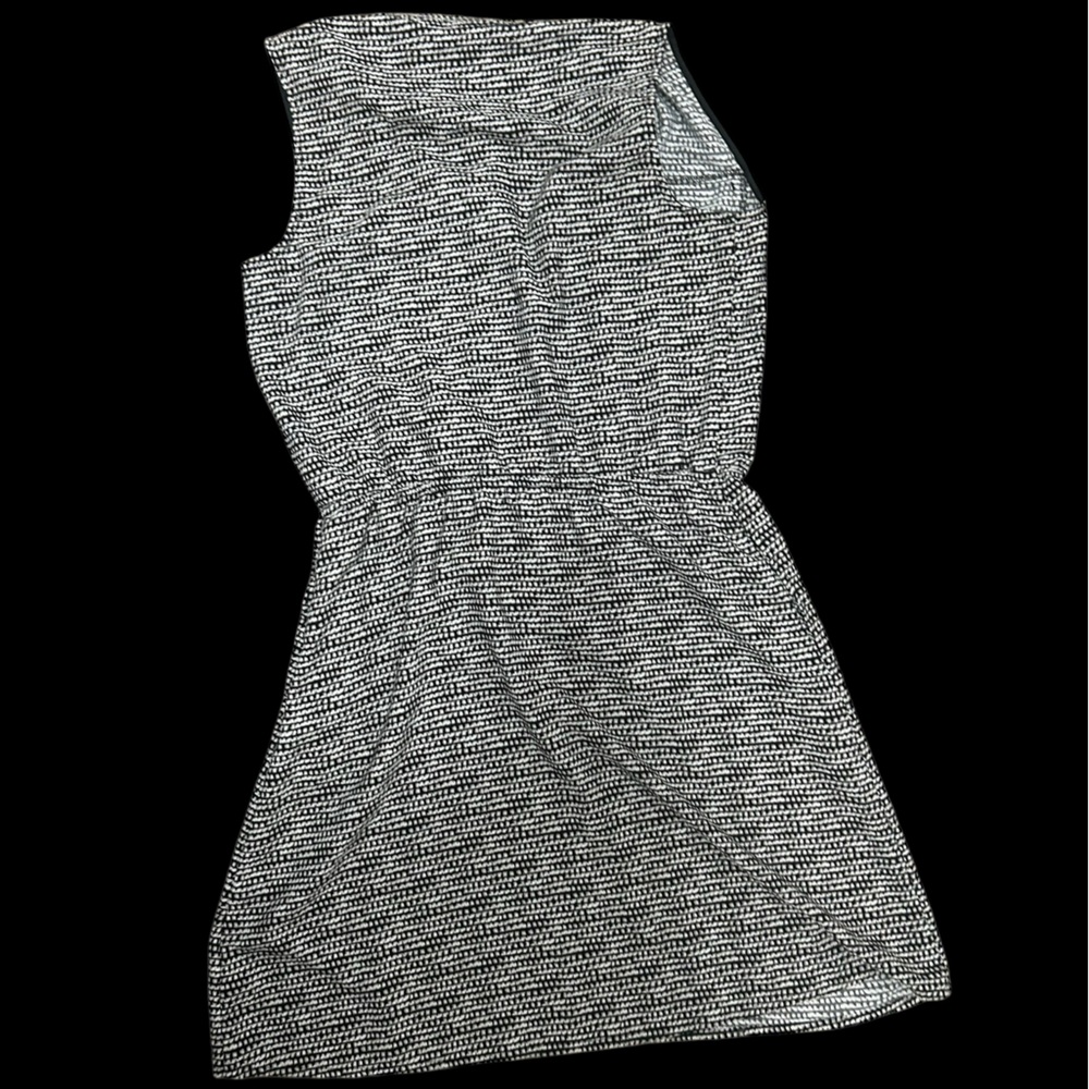 ✨ Merona black and white striped sleeveless shirt dress✨